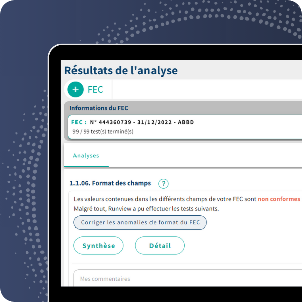 Zoom - Corriger le format du FEC